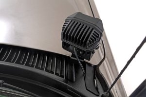 Chevrolet Silverado 1500 LED Light Kit - Ditch Mount - Rough Country - Spot - Black - '99-'06